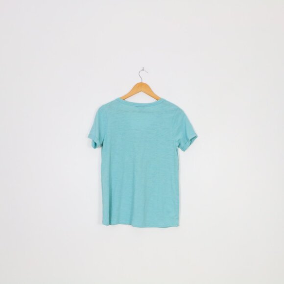 *My Style Turquoise V Neck T Shirt - Picture 7 of 7